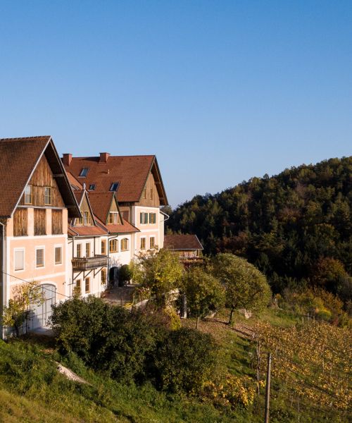 Das Weingut Wolfgang Lang von außen